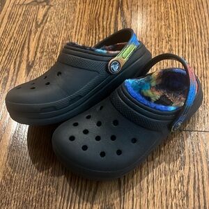 Crocs kids classic with fur